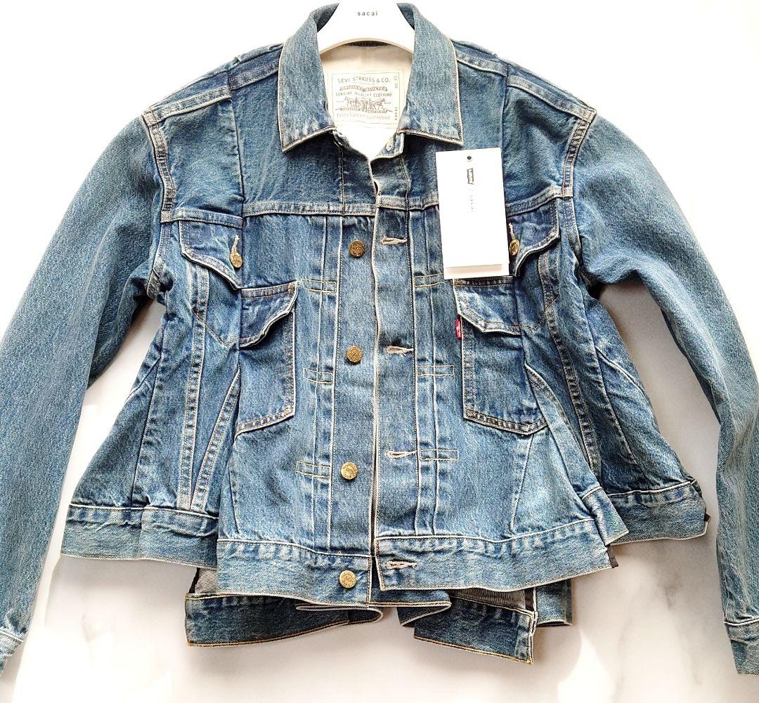 *★Levi's x sacai★Women's デニムジャケット貴重なサイズ1