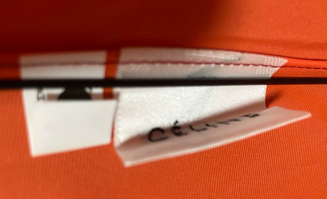 新品☆CELINEセリーヌ傘　折り畳み傘　バイカラー