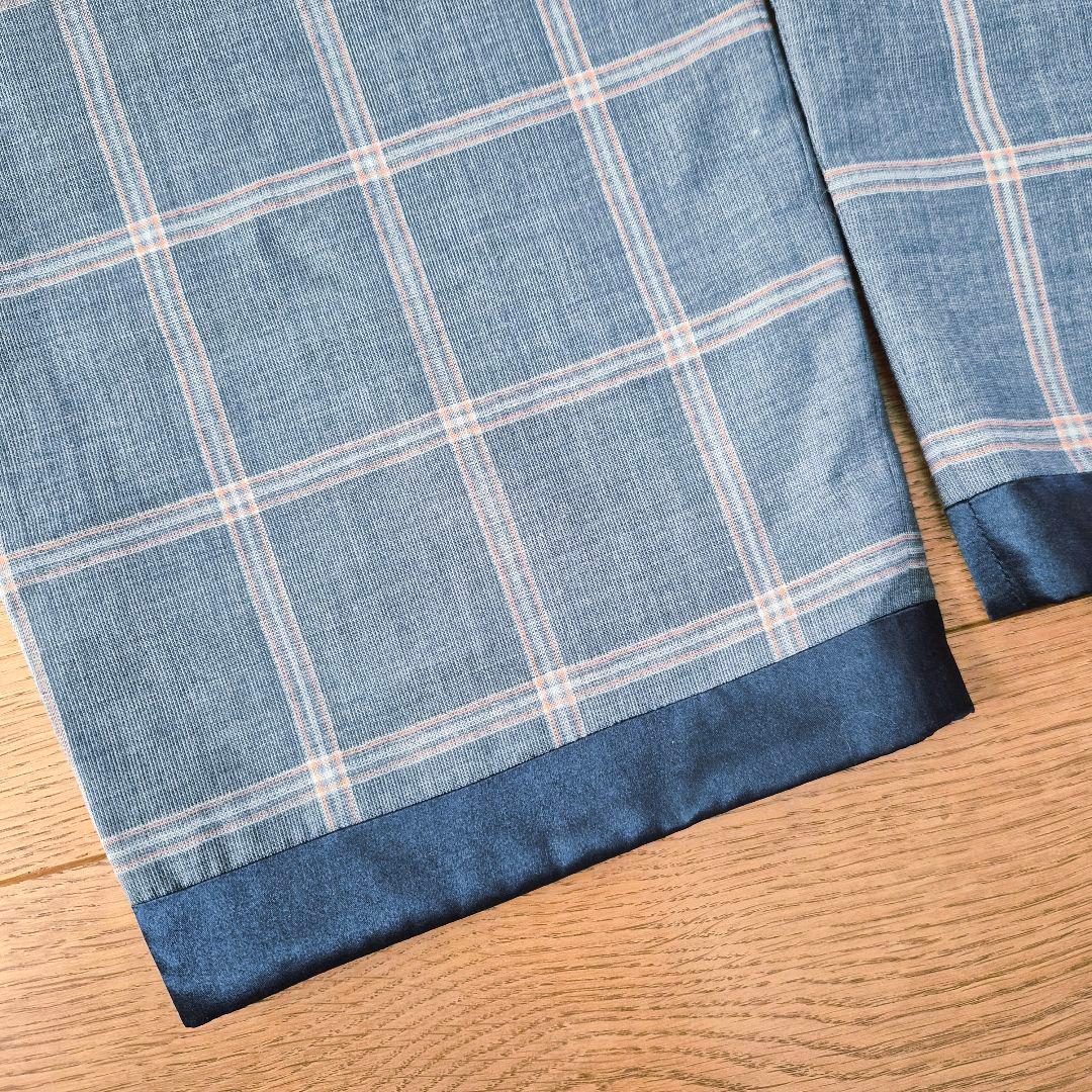 BLAMINK チェック イージー パンツ コート Drawer ブラミンク