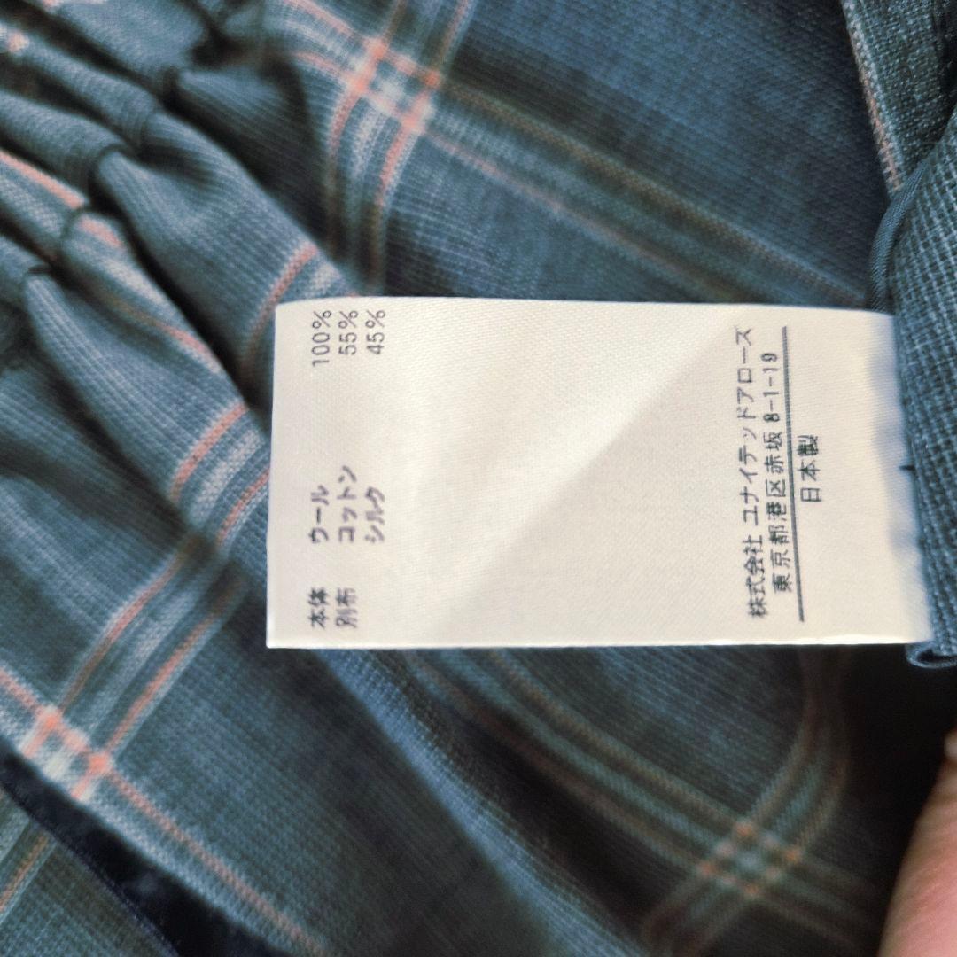 BLAMINK チェック イージー パンツ コート Drawer ブラミンク