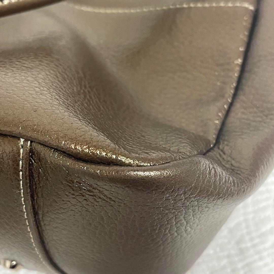 HAMANO ハマノ 濱野皮革工藝 本革 レザートートバッグ ブロンズ