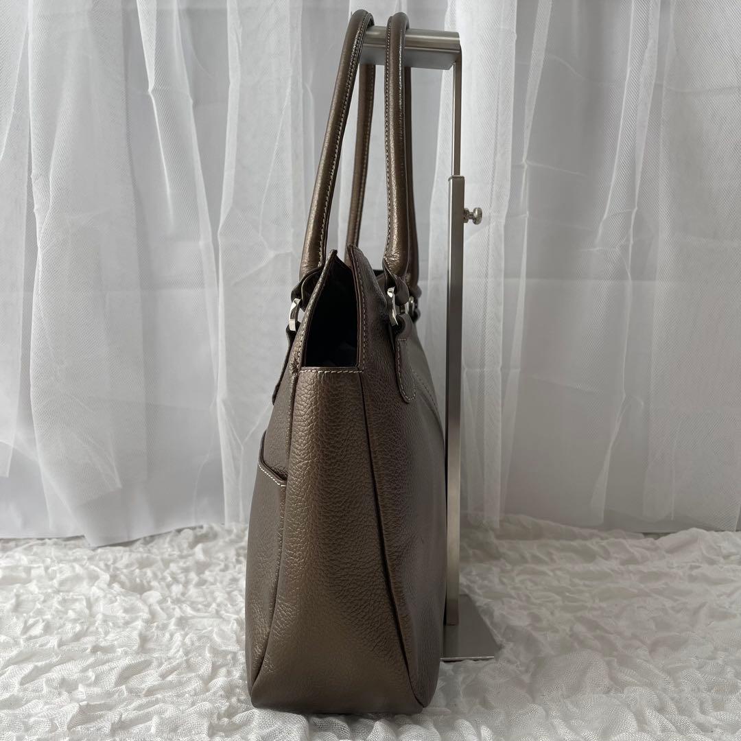 HAMANO ハマノ 濱野皮革工藝 本革 レザートートバッグ ブロンズ