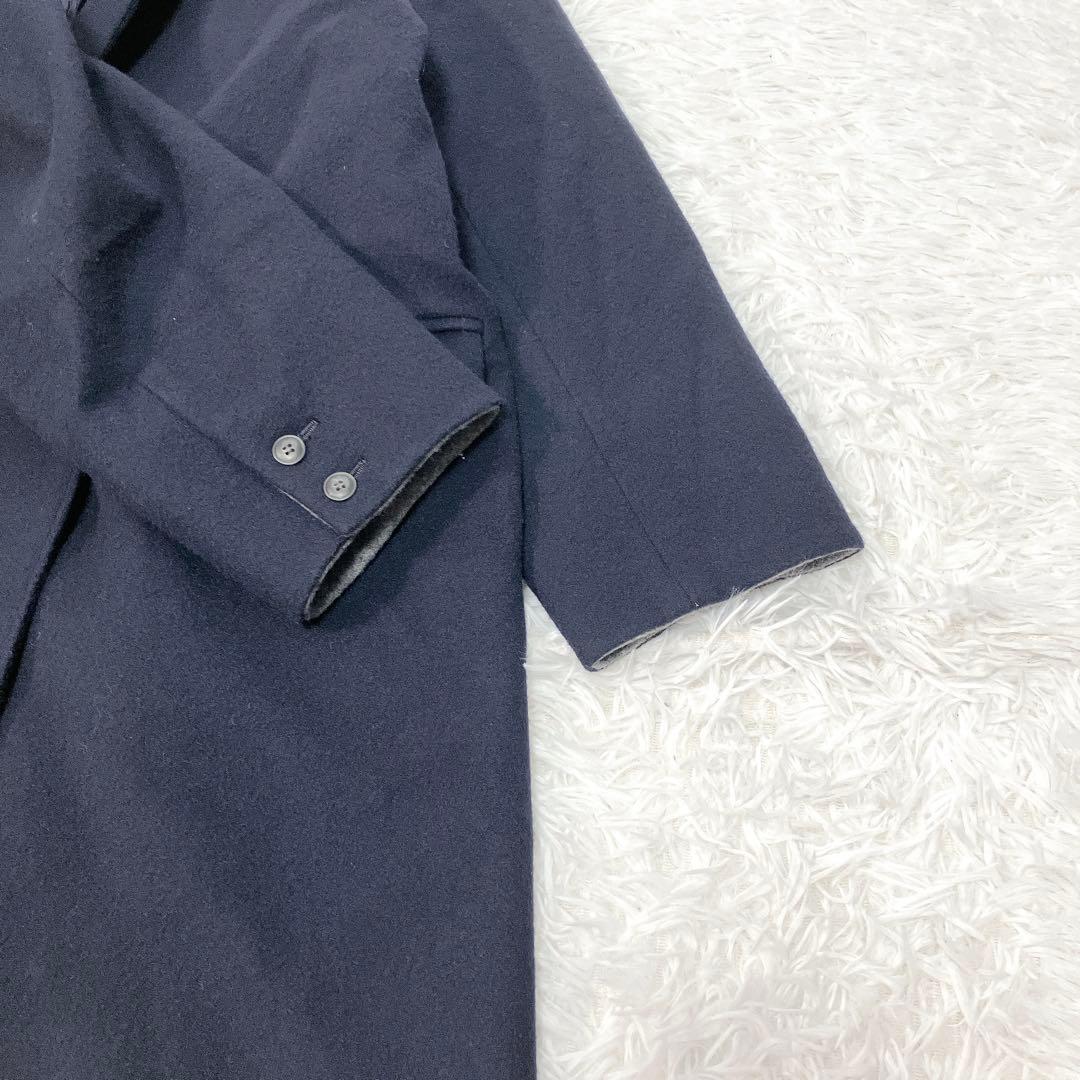 美品✨北欧、暮らしの道具店　3WAYアレンジ襟のかろやかチェスターコート