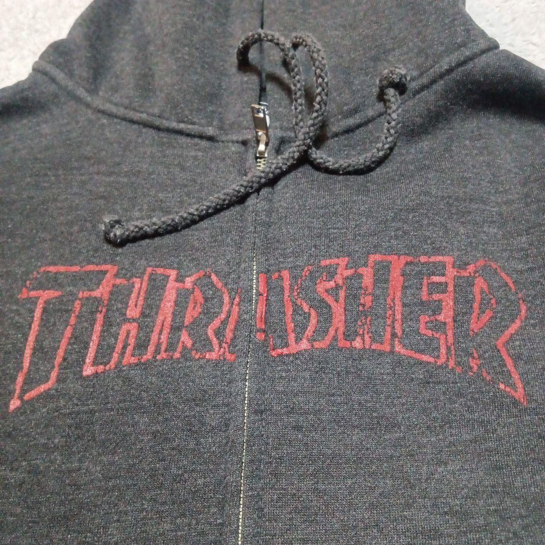 90s USA製 スラッシャー ジップアップ スウェット パーカー トレーナー