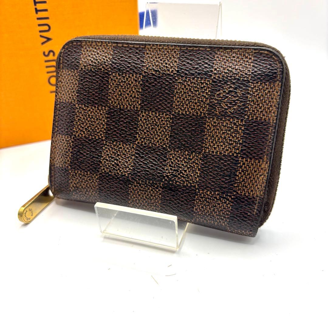 正規品 ルイヴィトン パース ダミエ 小銭入れ ケース ジッピー
