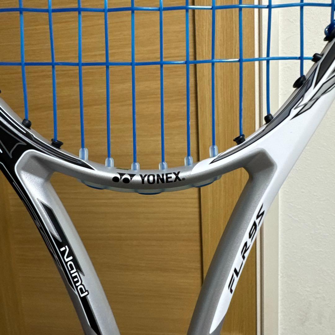 (値下げ交渉可能)YONEX エフレーザー9sテニスラケット ホワイト/シルバー