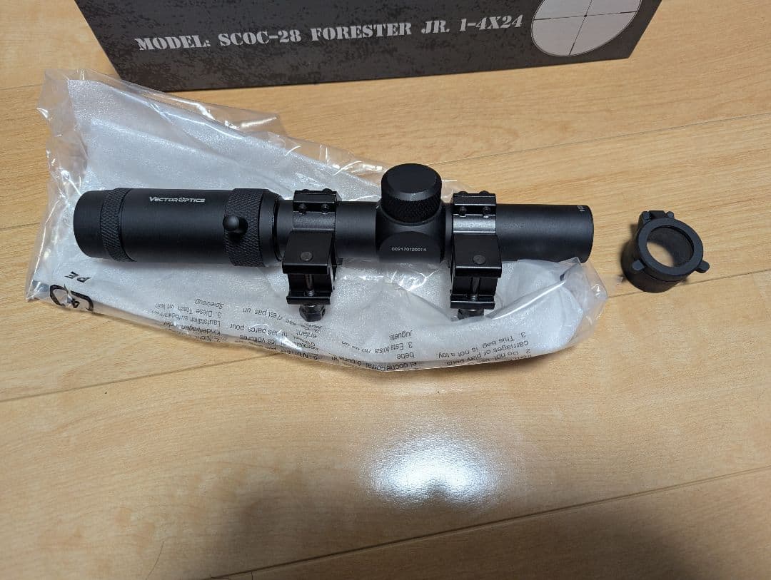 個人装備 VectorOptics SC0C-2B FORESTER JR. 1-4x24