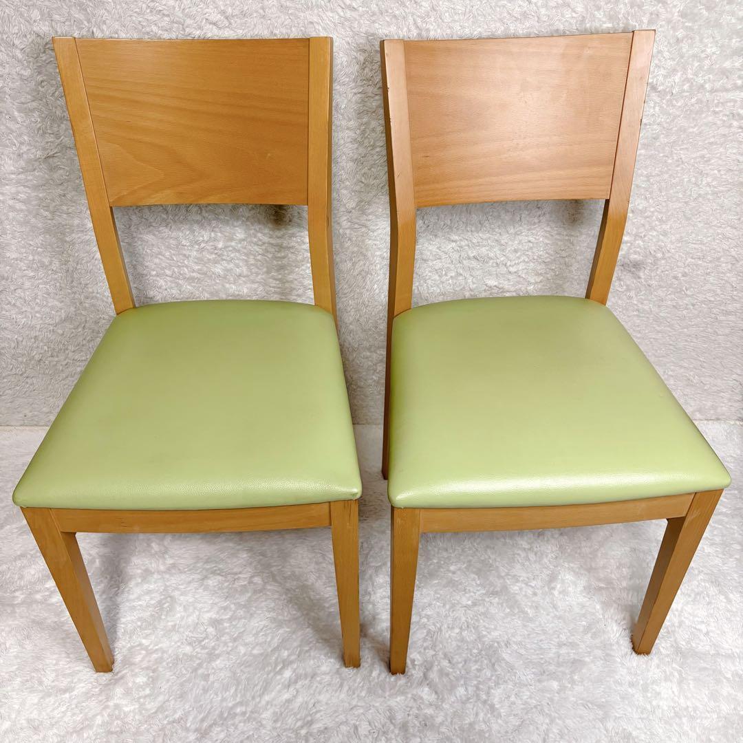 oliver オリバー ダイニングチェア 2脚セット 木製 北欧風 椅子