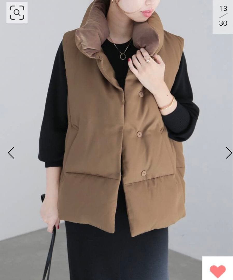 La Totalite ラトータリテ　グログラン ダウン ベスト