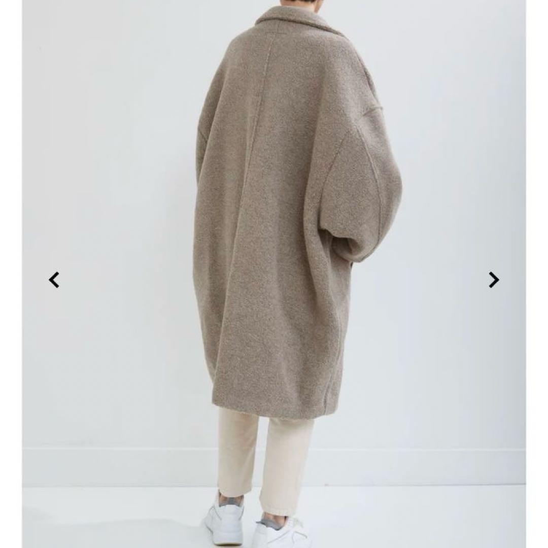 エムエムシックスメゾンマルジェラ コクーンコート ブラック