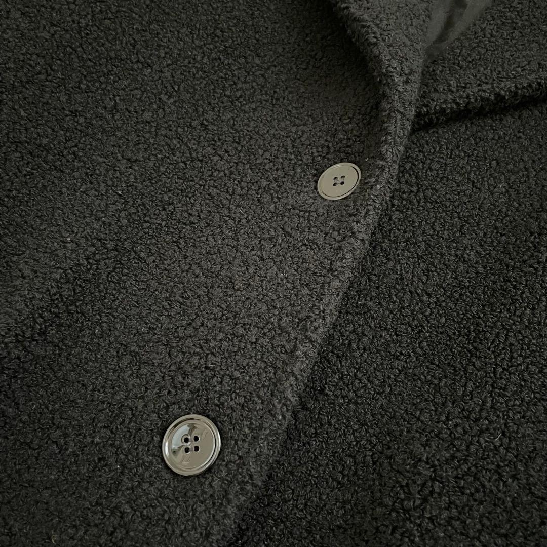 エムエムシックスメゾンマルジェラ コクーンコート ブラック