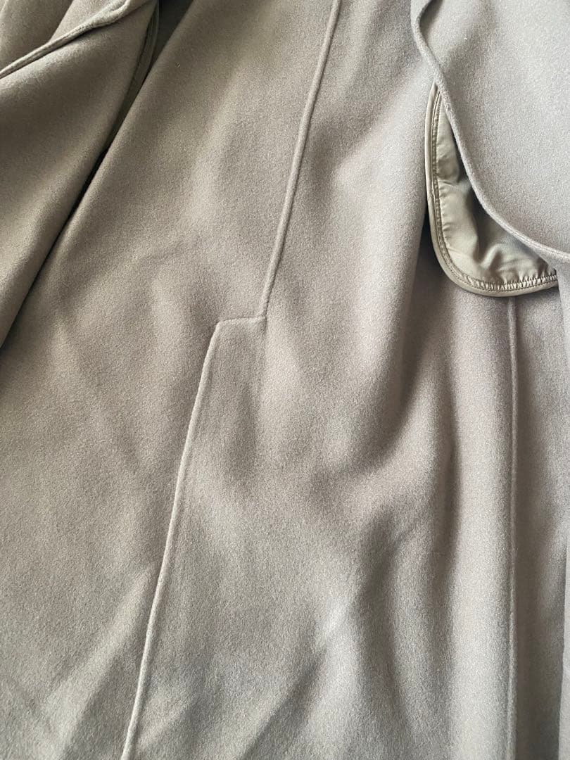 NORC ウールメルトン　ロングリバーコート