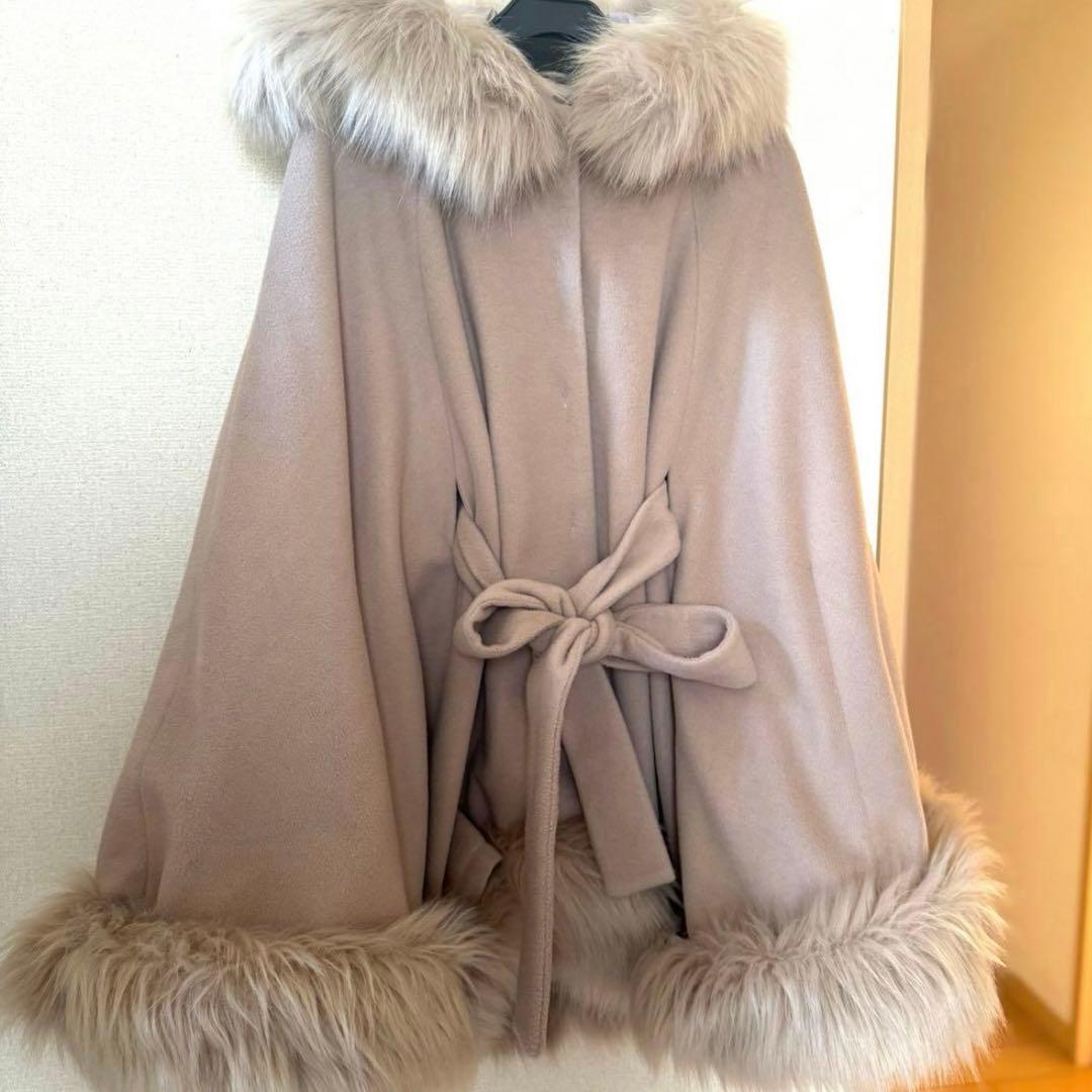 【最安値】PARTY フードファーケープコート