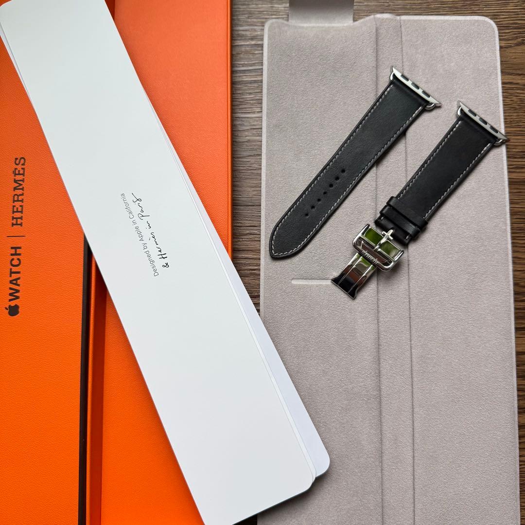2507 Apple Watch エルメス　エベンヌ　ディプロイアント　バックル