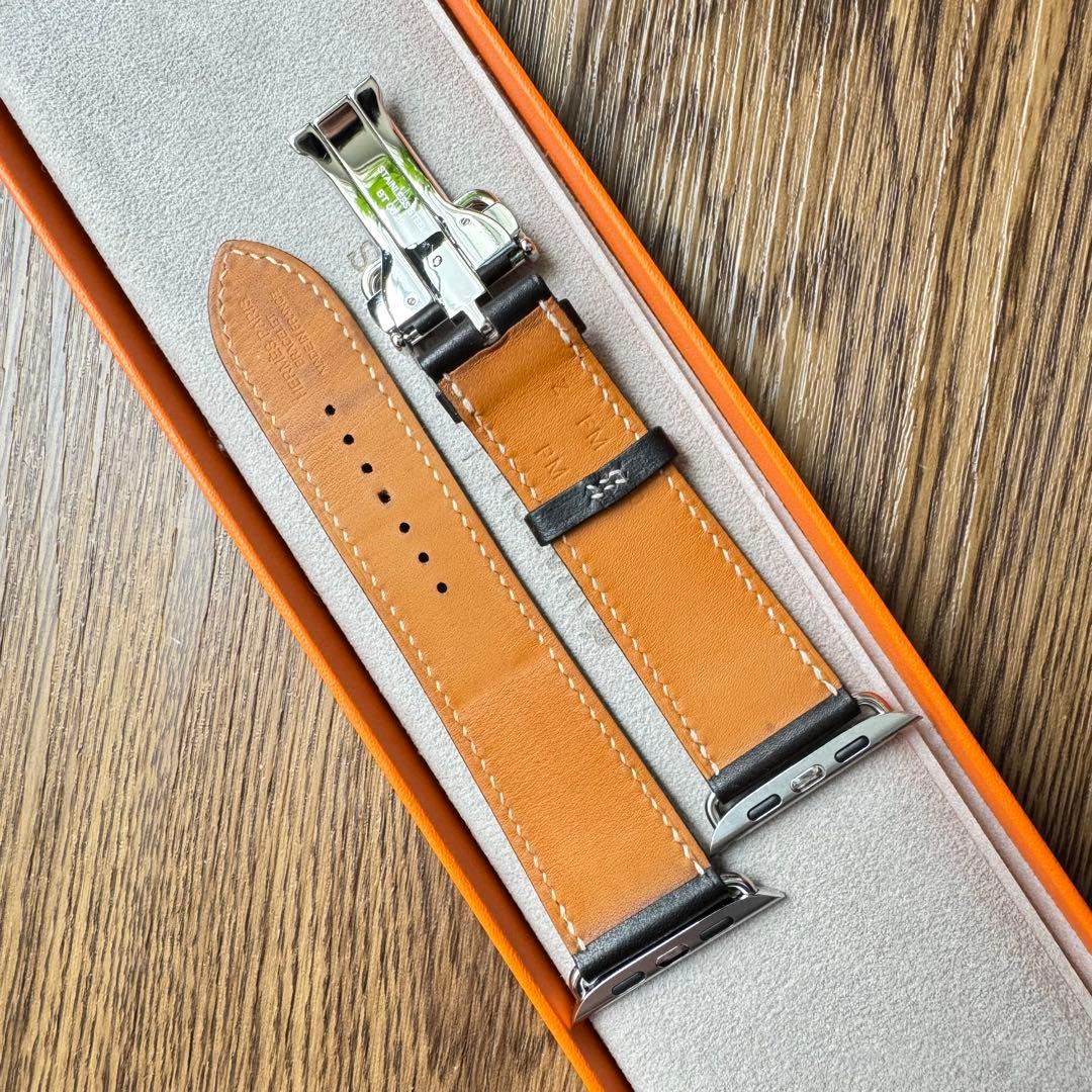 2507 Apple Watch エルメス　エベンヌ　ディプロイアント　バックル