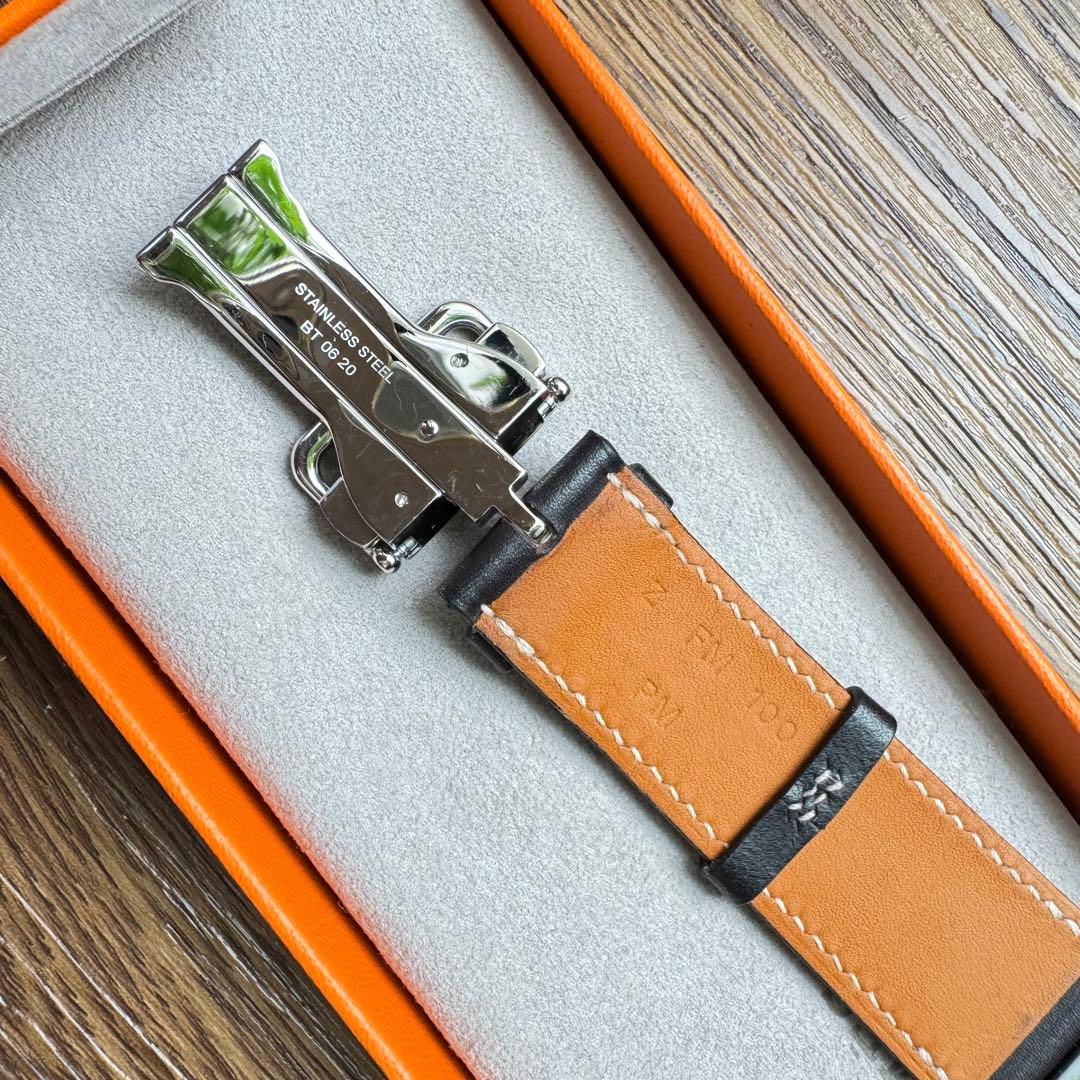 2507 Apple Watch エルメス　エベンヌ　ディプロイアント　バックル