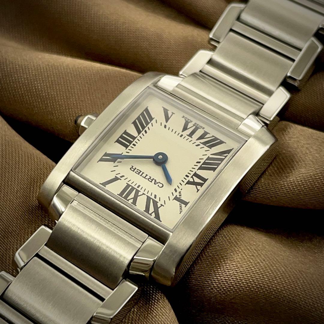 T189 カルティエ タンクフランセーズSM 51008Q3 クォーツ