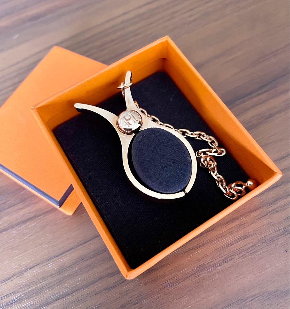 【未使用】HERMESエルメスグローブホルダー ローズゴールド