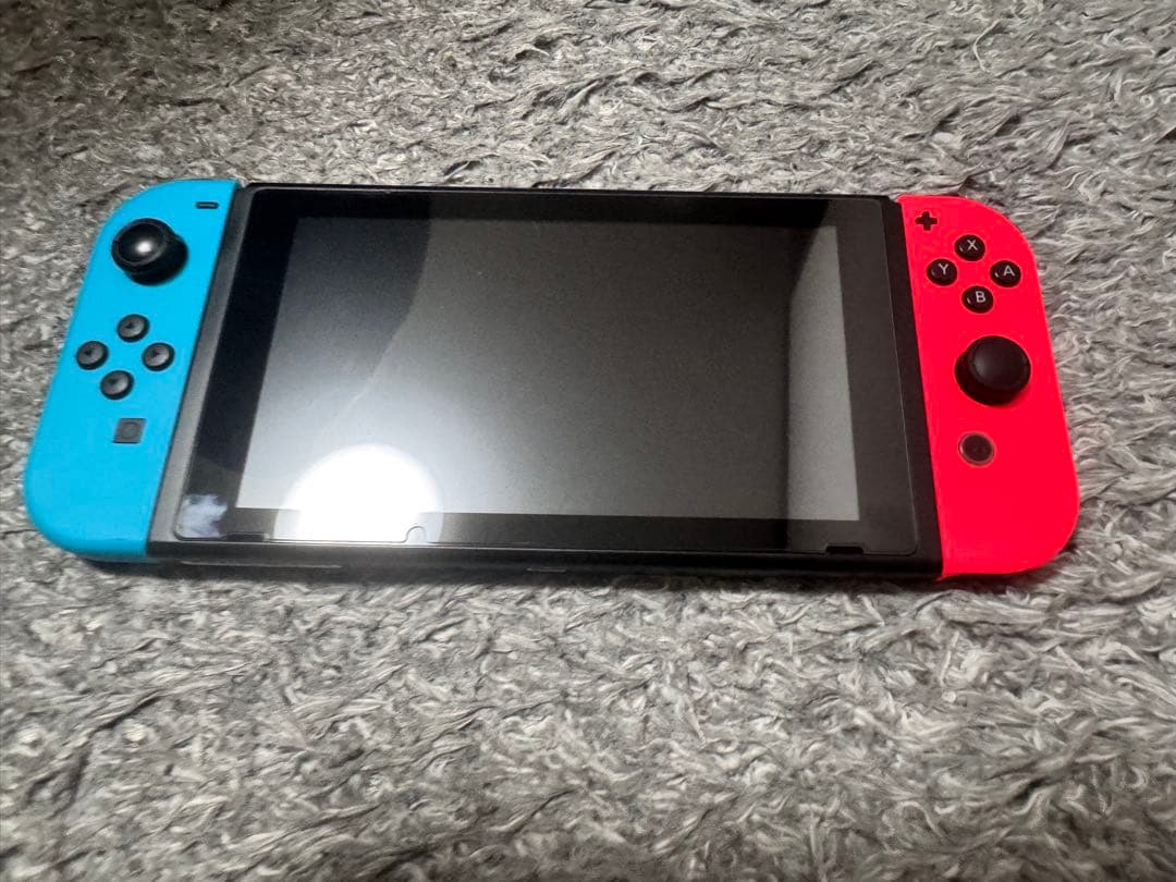 初期型Switch+Joy-Conセット+プロコン黒+公式ケース+本体グリップ