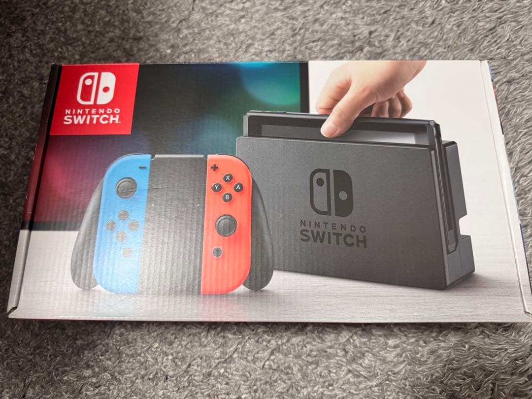初期型Switch+Joy-Conセット+プロコン黒+公式ケース+本体グリップ