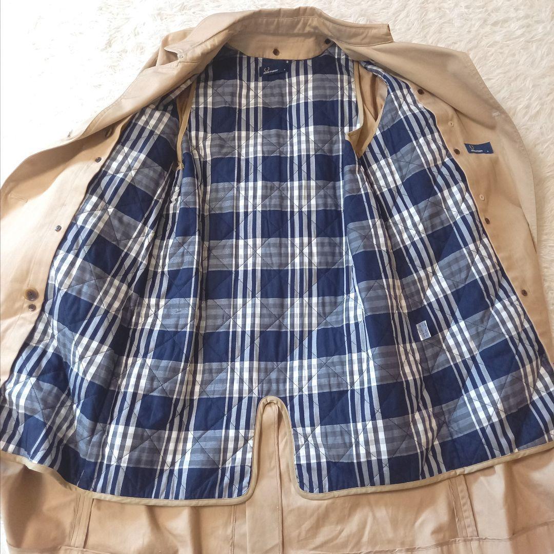 美品　フレッドペリー　ライナー付　トレンチコート　ベージュ　サイズ36