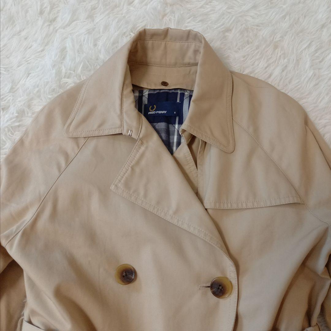 美品　フレッドペリー　ライナー付　トレンチコート　ベージュ　サイズ36