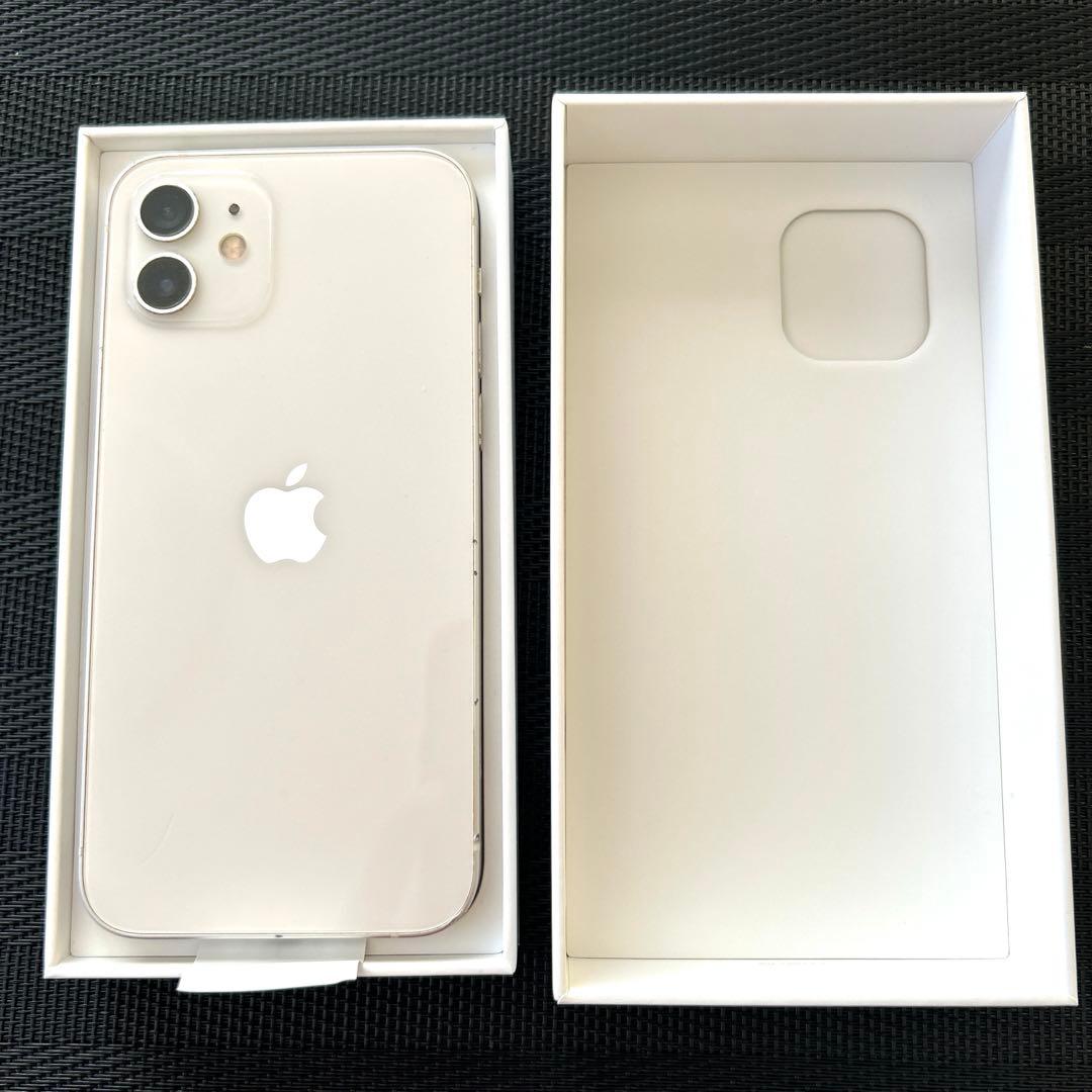 AppleiPhone12スマートフォン本体128GB充電ケーブル付SIMフリー