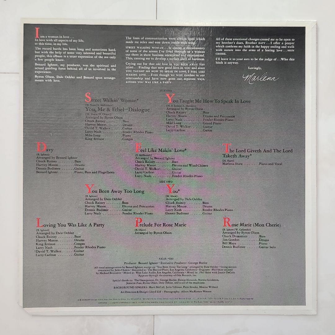 ★ＵＳオリジナル盤【KENDUN刻印】★マリーナ・ショウ