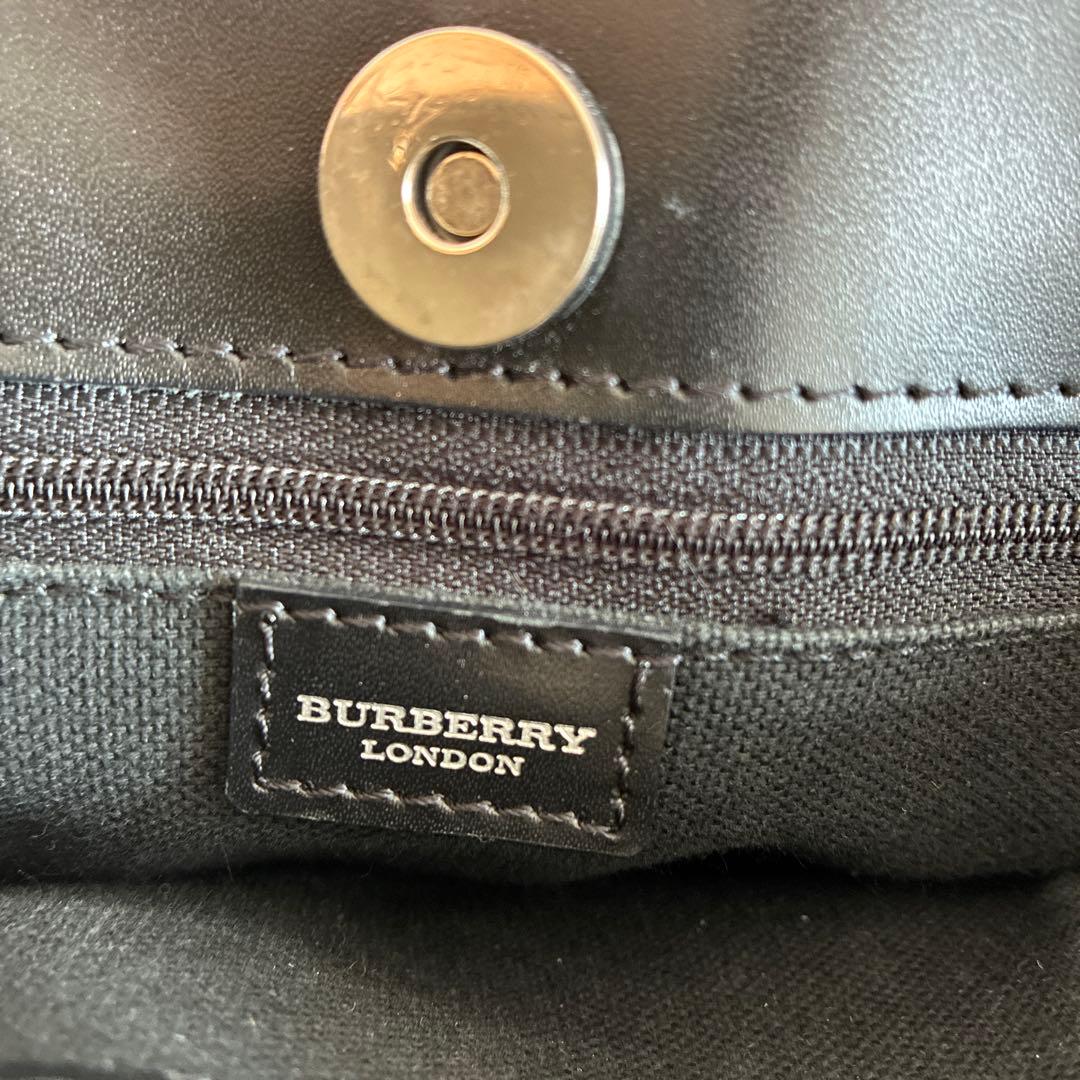 BURBERRY バーバリー ノバチェック トートバッグ ＰＶＣレザー バッグ