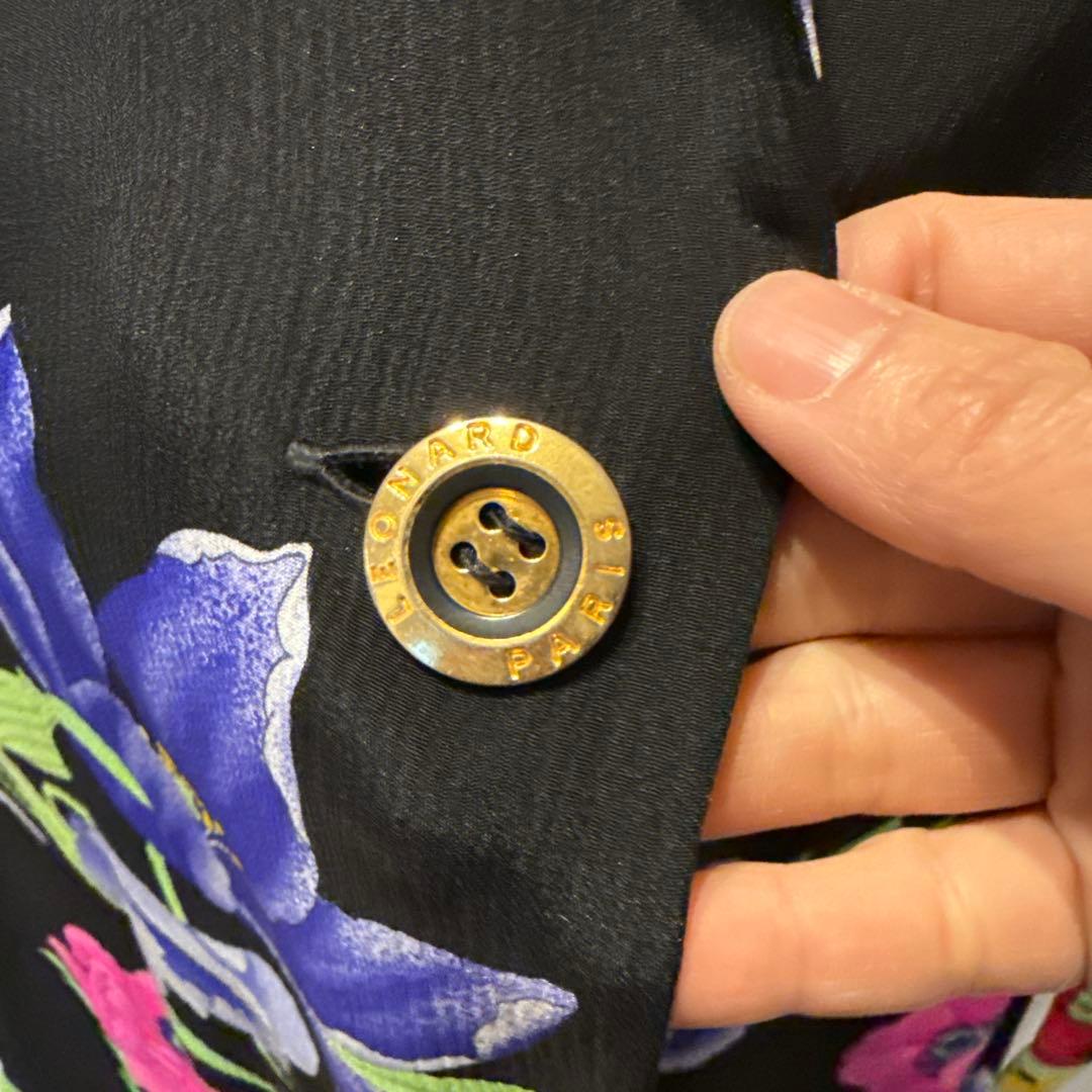 レオナール　シルク　ジャケット　サイズ　40