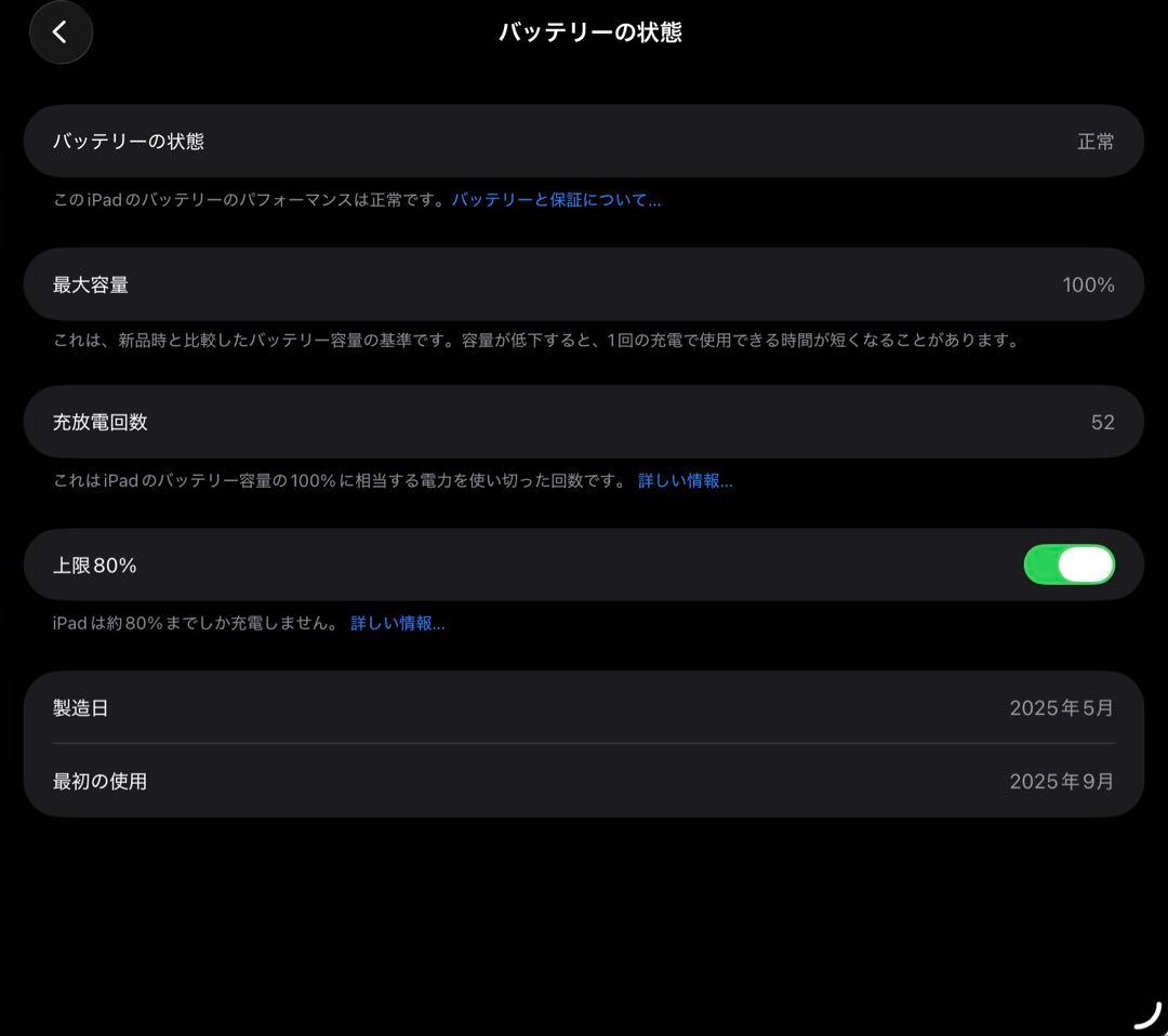 【美品】iPad mini A17 Pro (第7世代) 128GB Wi-Fi