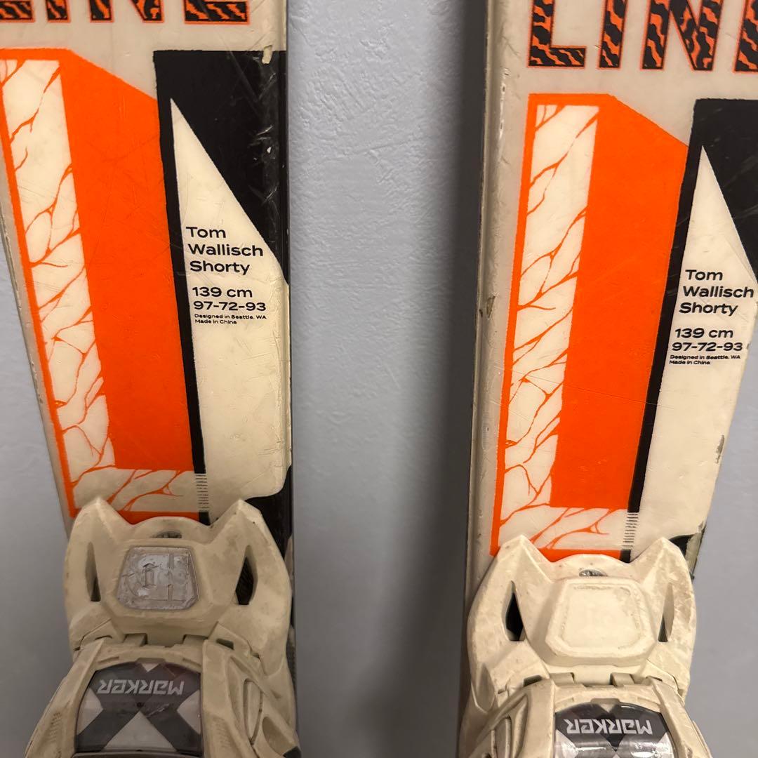 LINE Tom Wallisch Shorty 139cm スキー板　ジュニア