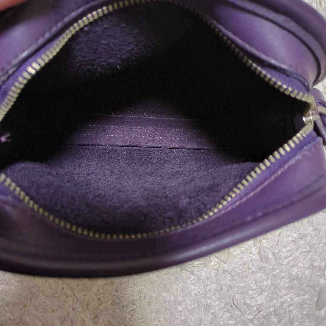 オールドコーチ パープル レア色 ミニショルダーバッグ