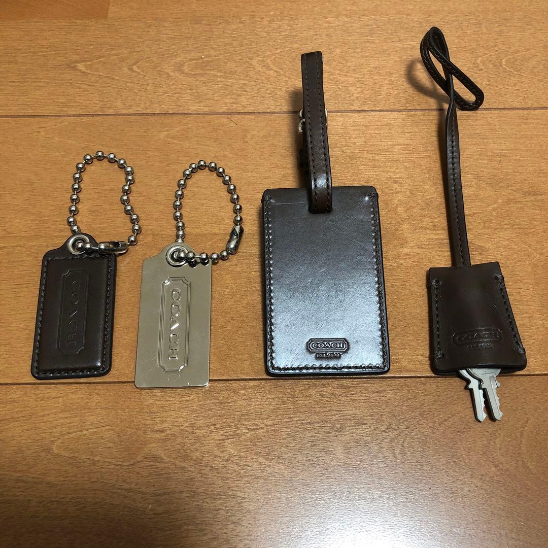 使用回数1回きり オールドコーチ 2wayメンズレザーボストンバッグ ブラウン