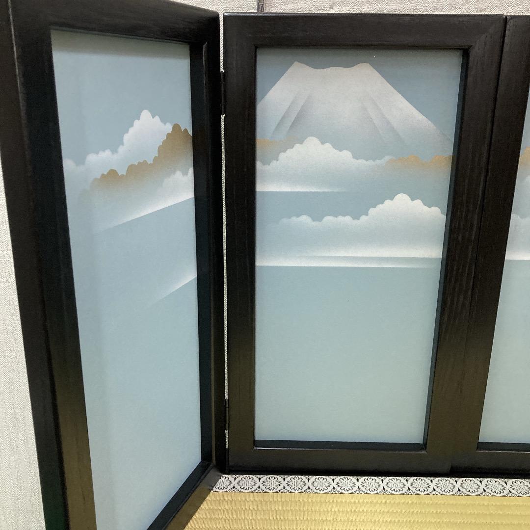 専用ページ　E22 五月人形　台巾70㎝位　飾り台屏風のみ　五月鎧兜　子供大将