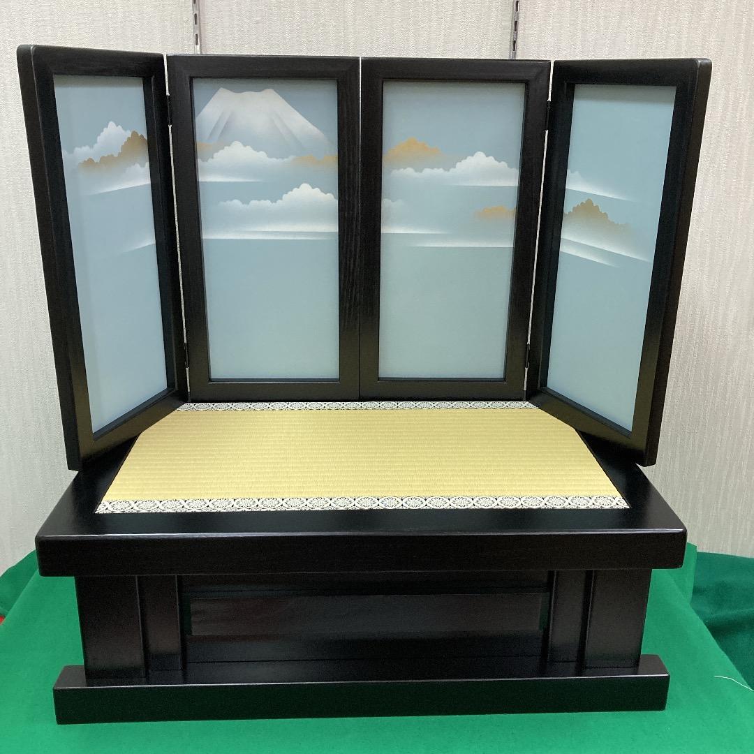 専用ページ　E22 五月人形　台巾70㎝位　飾り台屏風のみ　五月鎧兜　子供大将