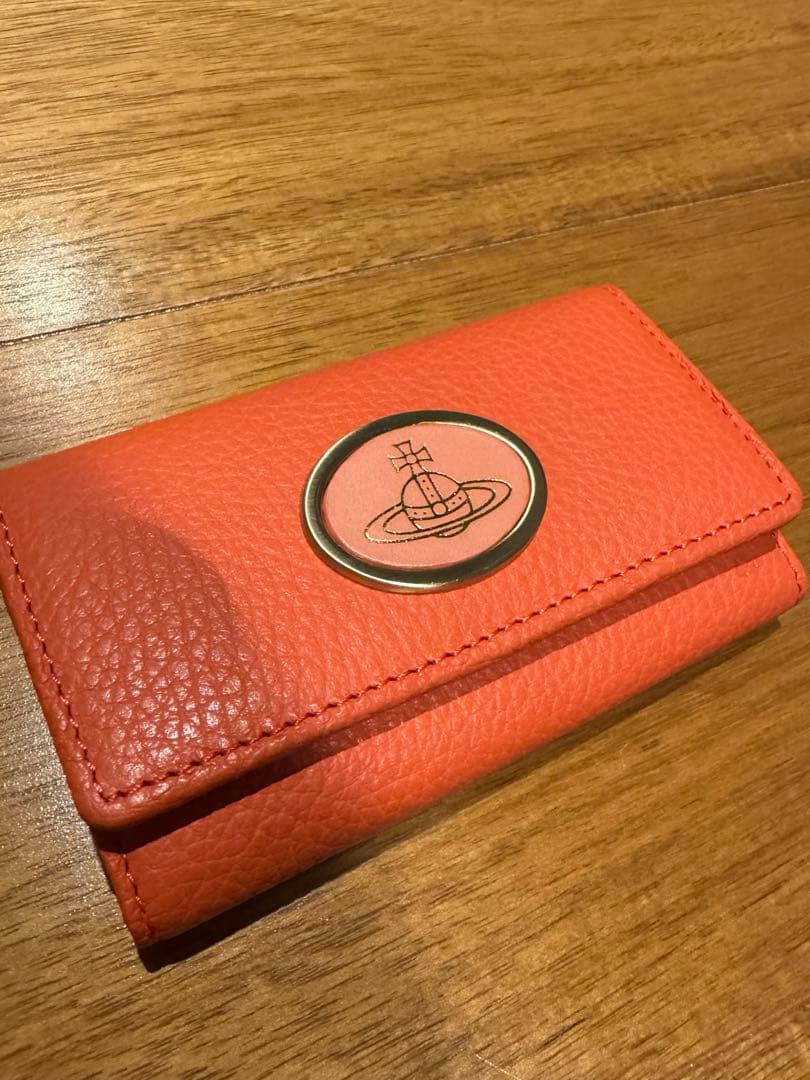 Vivienne Westwood オレンジ レザー キーケース