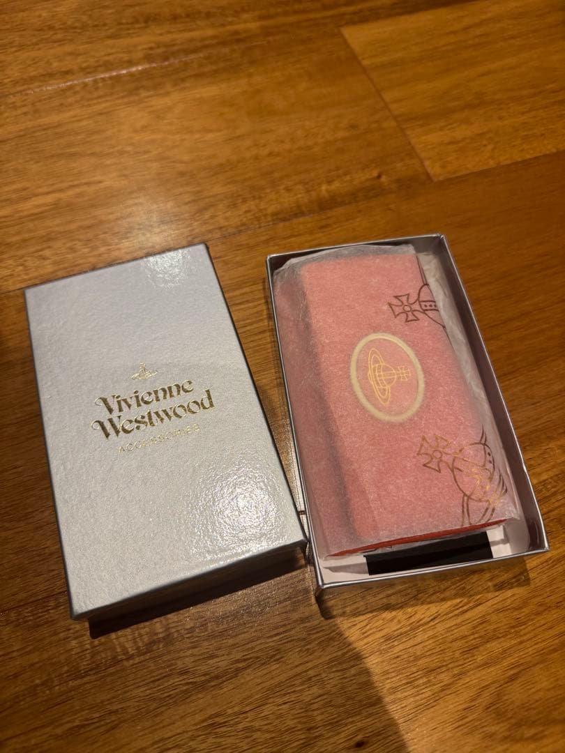 Vivienne Westwood オレンジ レザー キーケース