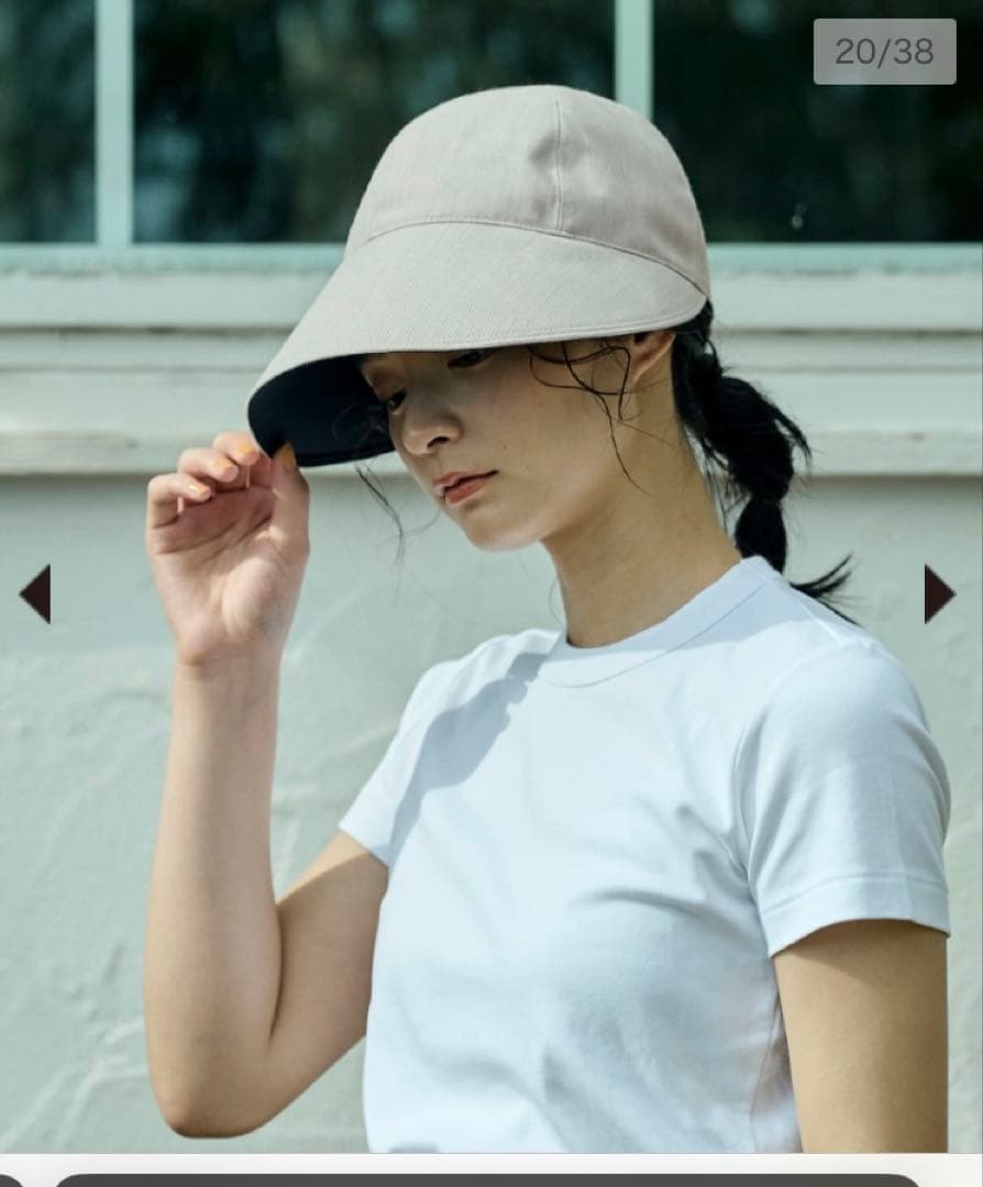 【試着のみ】サンバリア100　ワイドキャップ