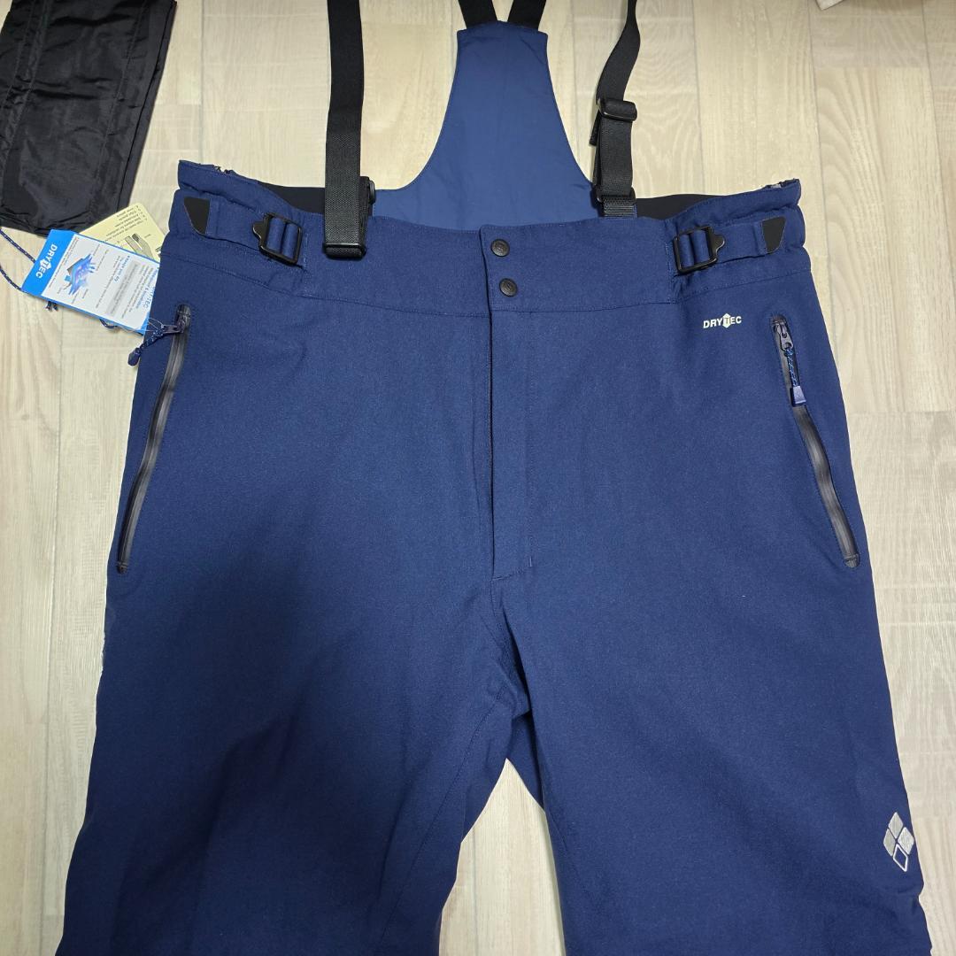 #モンベル　新品未使用1月購入　ドライテックインシュレーテッドビブ 　XL-S