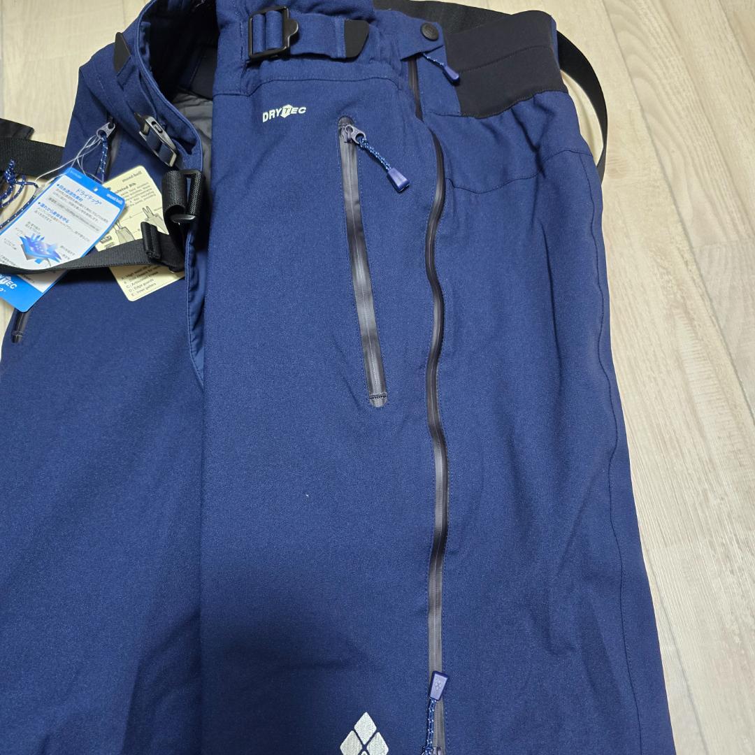 #モンベル　新品未使用1月購入　ドライテックインシュレーテッドビブ 　XL-S