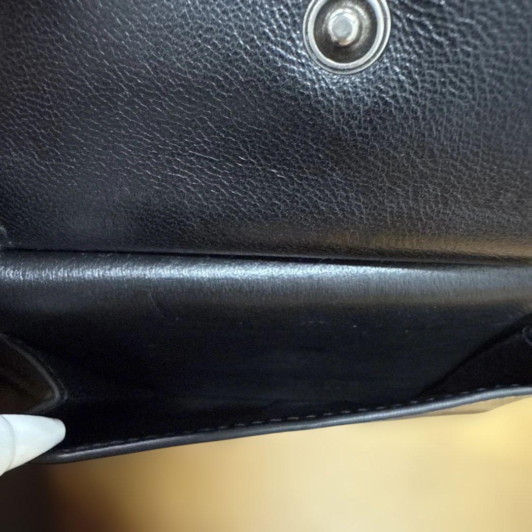 BALENCIAGA メンズ 二つ折り財布 フォールドウォレット 黒