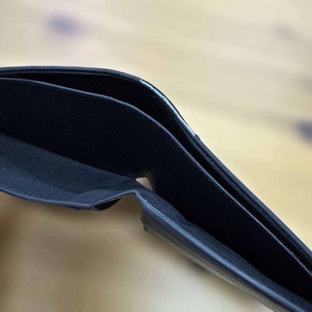 BALENCIAGA メンズ 二つ折り財布 フォールドウォレット 黒