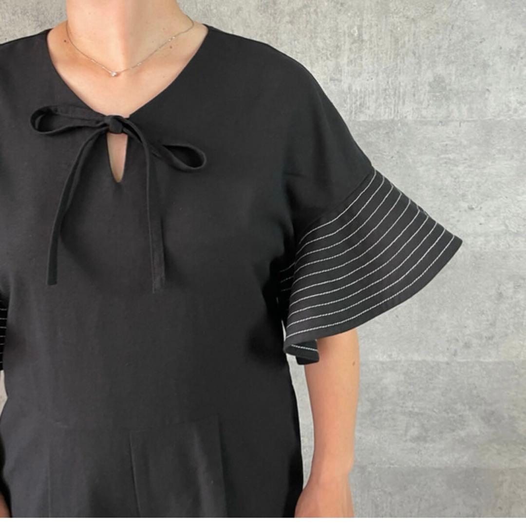 keep my closet オールインワン　黒　フリル　sirin 低身長