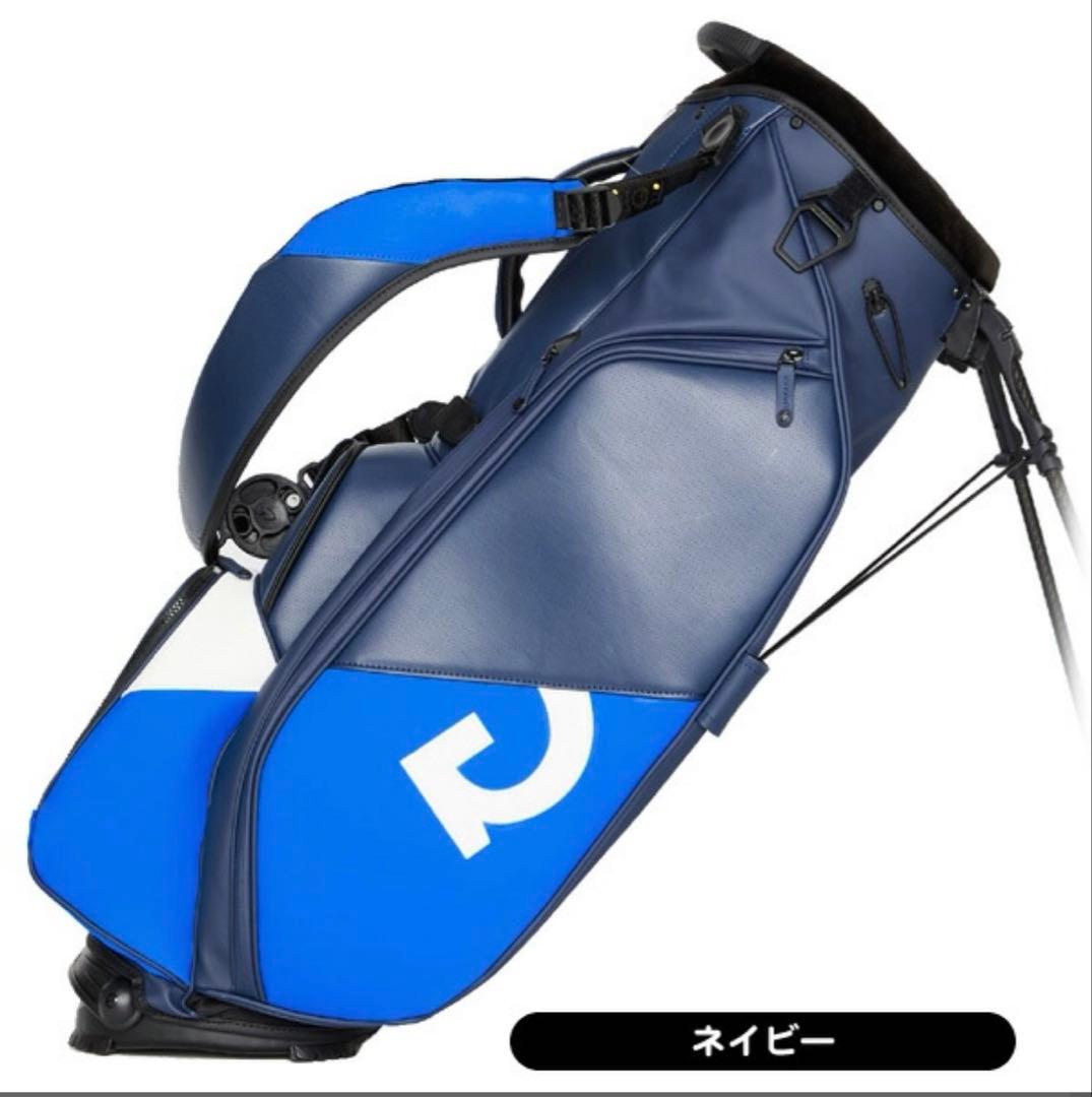 f*0様 Vessel ジーフォア　コラボ　ゴルフバッグ スタンド付き 青黒　G