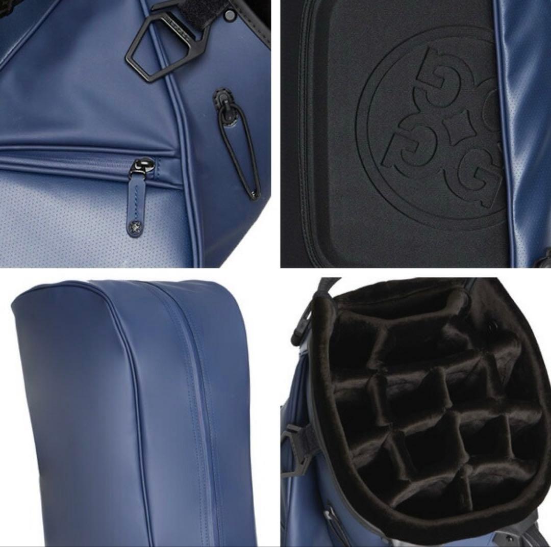 f*0様 Vessel ジーフォア　コラボ　ゴルフバッグ スタンド付き 青黒　G