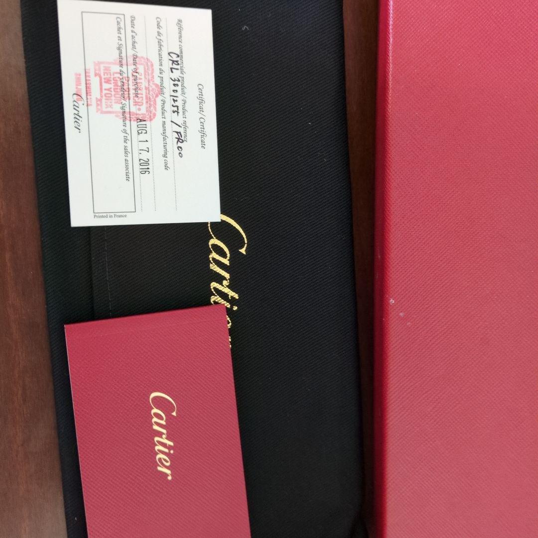 Cartier ハッピーバースデーラウンドファスナー長財布ピンク