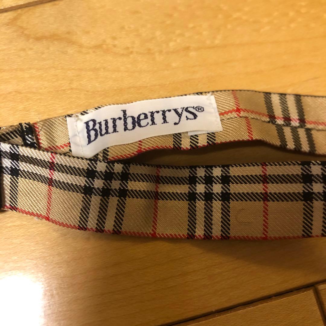 Burberry チェック柄 蝶ネクタイ 100%シルク　ベビー　キッズ　子供