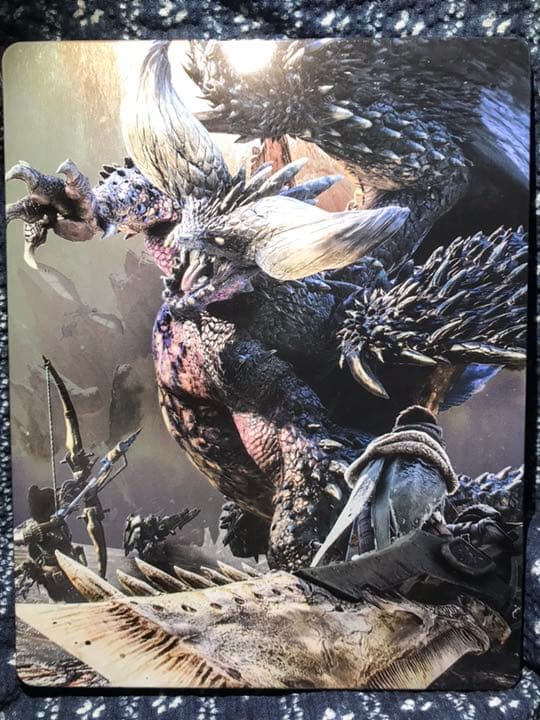 ps4 モンスターハンターワールド スチールブック