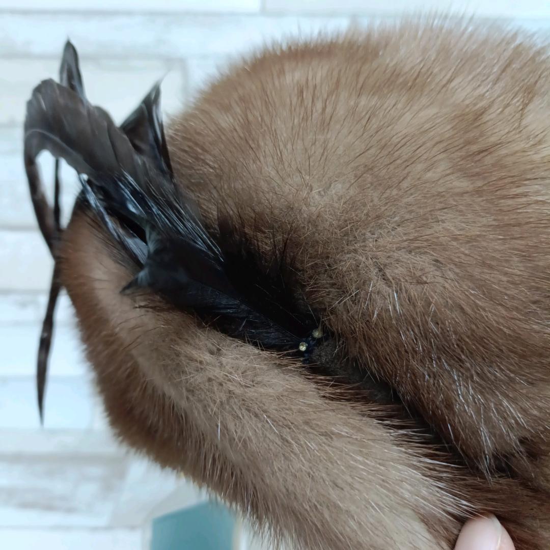 コサック 帽子 Boutique hat KATES  ミンクファー